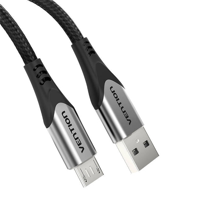 Кабел Vention COAHI USB-A 2.0 към Micro-B 3A 3m сив