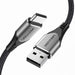 Кабел Vention CODHG USB-A 2.0 към USB-C 3A 1.5m сив