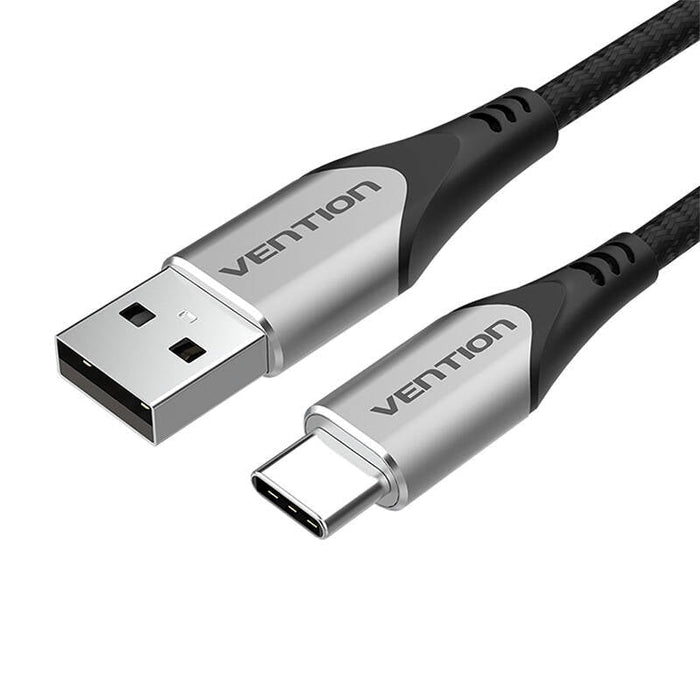 Кабел Vention CODHG USB-A 2.0 към USB-C 3A 1.5m сив