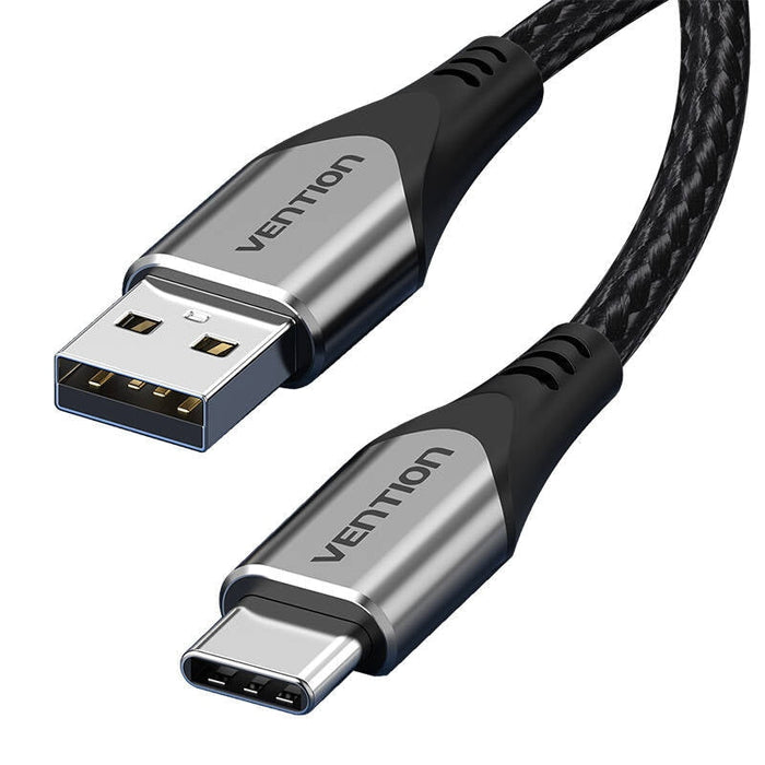 Кабел Vention CODHI USB-A 2.0 към USB-C 3A 3m сив