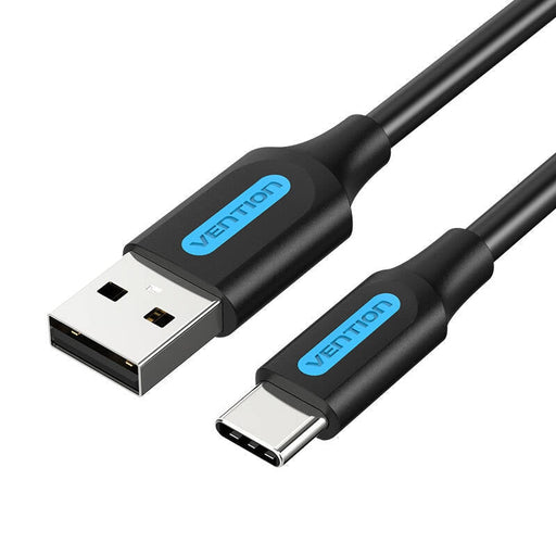 Кабел Vention COKBC USB-A 2.0 към USB-C 0.25m черен