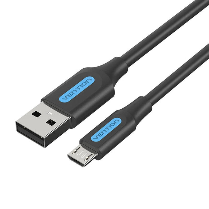 Кабел Vention COLBC USB-A 2.0 към Micro-B 3A 0.25m черен