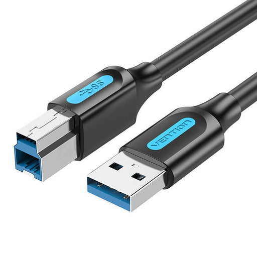Кабел Vention COOBD USB-A 3.0 към USB-B 0.5m черен PVC