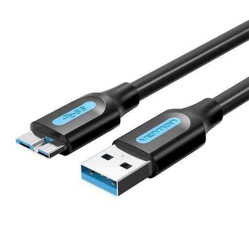 Кабел Vention COPBC USB-A 3.0 към Micro-B 0.25m черен PVC