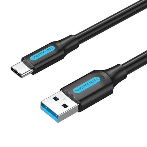 Кабел Vention COZBF USB-A 3.0 към USB-C 1m черен PVC