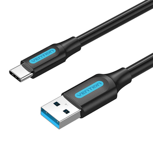 Кабел Vention COZBH 2m USB-A 3.0 към USB-C черен PVC
