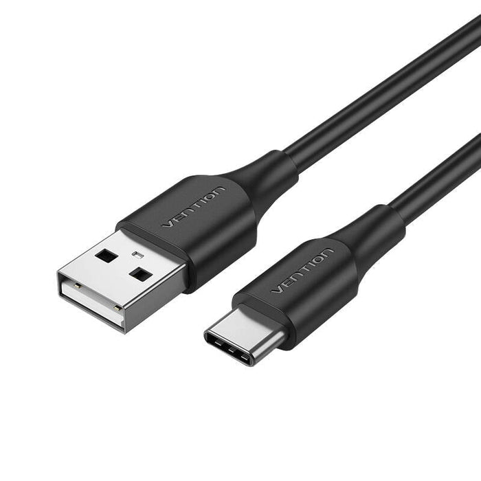 Кабел Vention CTHBH USB-A 2.0 към USB-C 3A 2m черен