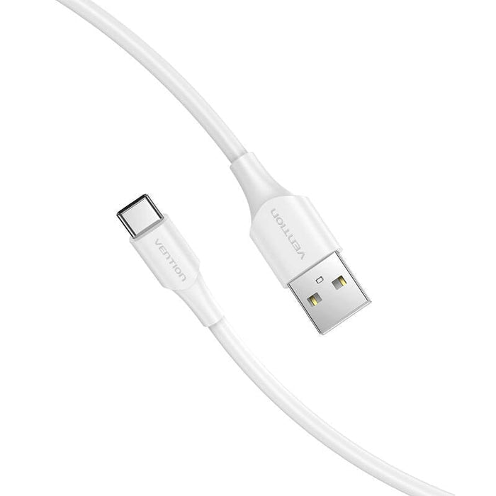 Кабел Vention CTHWF USB-A 2.0 към USB-C 3A 1m бял