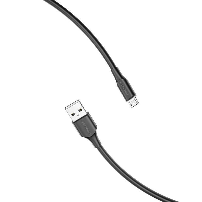 Кабел Vention CTIBC USB-A 2.0 към Micro-B 2A 0.25m черен