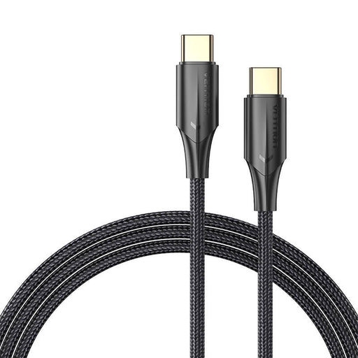 Кабел Vention TAUBH USB-C 2.0 към USB-C 3A 2m LED черен