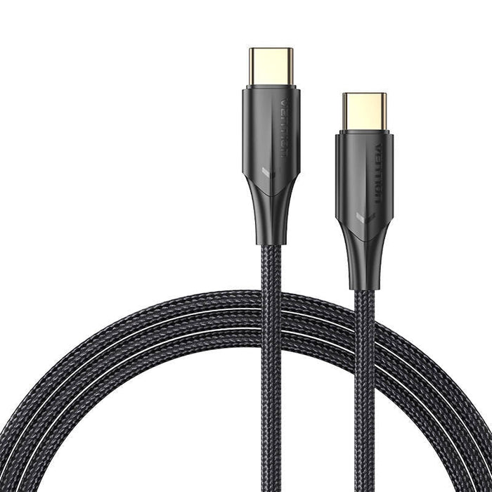 Кабел Vention TAUBH USB-C 2.0 към USB-C 3A 2m LED черен