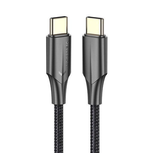 Кабел Vention TAUBH USB-C 2.0 към USB-C 3A 2m LED черен