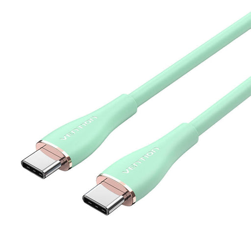 Кабел Vention TAWGG USB-C 2.0 към USB-C 5A 1.5m светлозелен