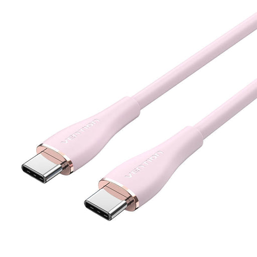 Кабел Vention TAWPF USB-C 2.0 към USB-C 5A 1m розов