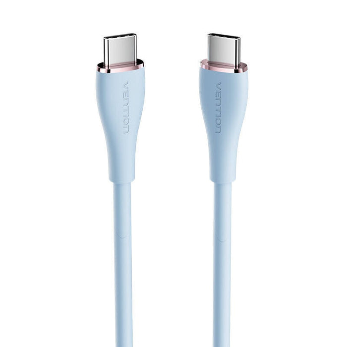 Кабел Vention TAWSF USB-C 2.0 към USB-C 5A 1m светлосин