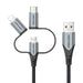 Кабел Vention USB 2.0 A мъжки към 3-в-1