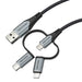 Кабел Vention USB 2.0 A мъжки към 3-в-1