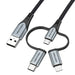 Кабел Vention USB 2.0 A мъжки към 3-в-1