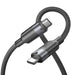 Кабел Vention USB 3.2 5A 10Gbps 1m BK USB-C към C