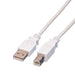 Кабел VIVANCO USB 2.0 A-B 1.8 m GRAY 25407