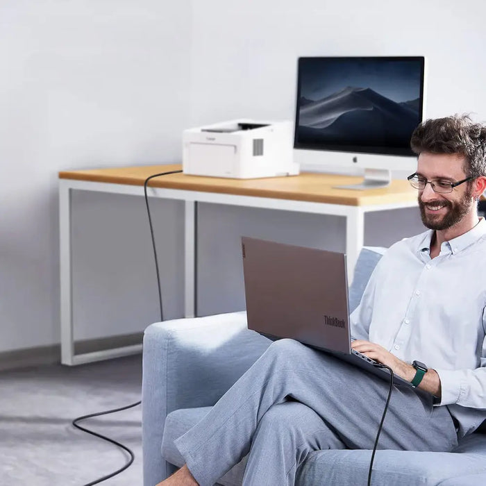 Кабел Wozinsky WKDDY3S USB-B - USB-A 480Mb/s 2 м - черен