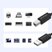 Кабел Wozinsky WKDDY4S USB-B - USB-A 480Mb/s 1 м - черен