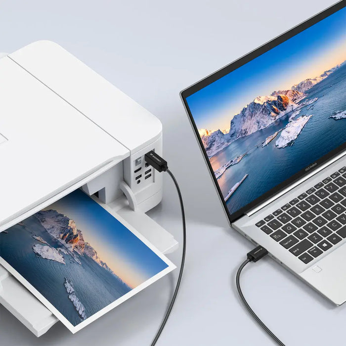 Кабел Wozinsky WKDDY4S USB-B - USB-A 480Mb/s 1 м - черен