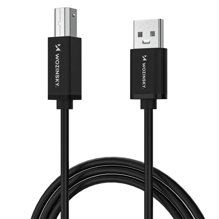 Кабел Wozinsky WKDDY4S USB-B - USB-A 480Mb/s 1 м - черен