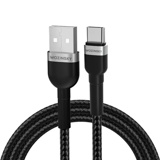 Кабел Wozinsky WNBAC1 USB-A / USB-C 2.4A 1m черен