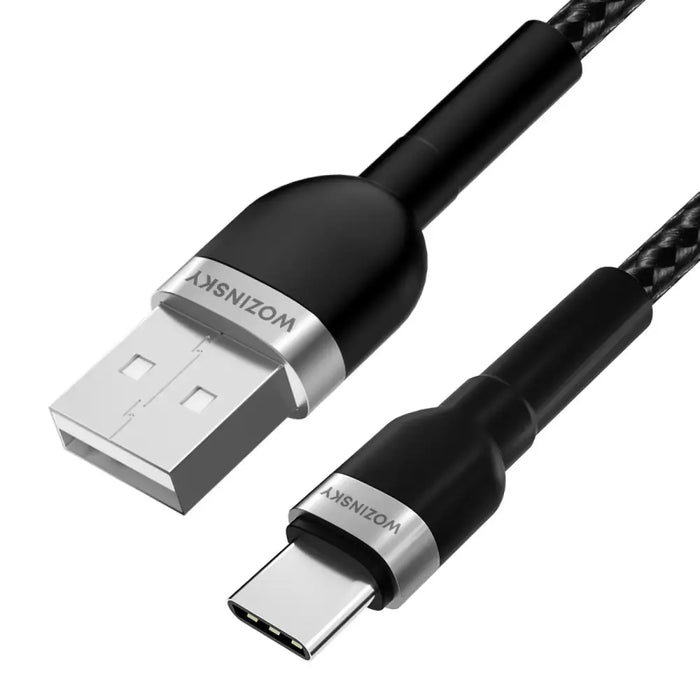 Кабел Wozinsky WNBAC2 USB-A / USB-C 2.4A 2m черен