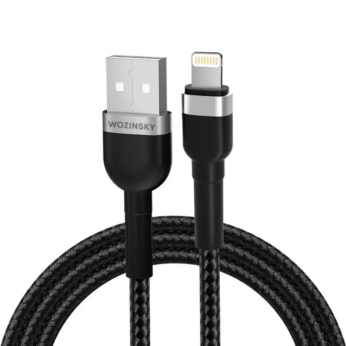 Кабел Wozinsky WNBAL1 USB-A / Lightning 2.4A 1m черен