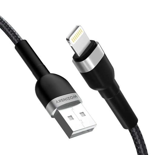 Кабел Wozinsky WNBAL1 USB-A / Lightning 2.4A 1m черен