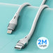 Кабел Wozinsky WSTCL2 Lightning / USB-C PD 27W 2m бял