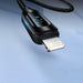 Кабел Wozinsky WUALC1 USB-A към Lightning с LED дисплей 2.4A