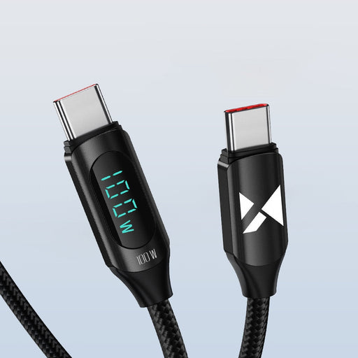 Кабел Wozinsky WUCCC1 USB-C към USB-C с PD дисплей 100W 1m