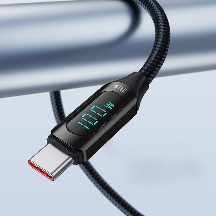 Кабел Wozinsky WUCCC1 USB-C към USB-C с PD дисплей 100W 1m