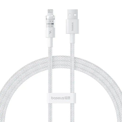 Кабел за бързо зареждане Baseus Gem USB to IP 2.4A 1 m Бял