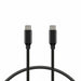 Кабел за данни/презареждане с USB KSIX USB C 100W