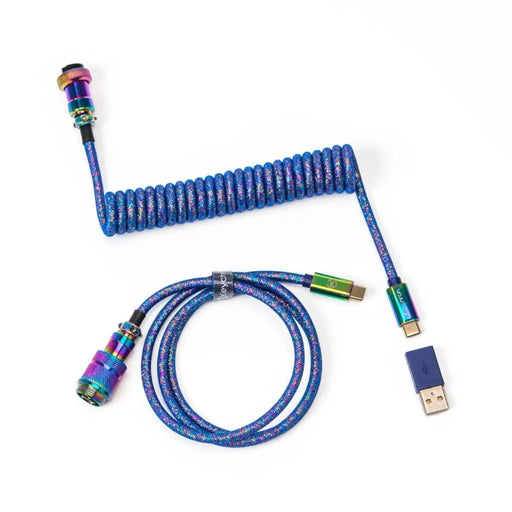 Кабел за клавиатура Keychron Colorful Premium Coiled Cable