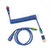 Кабел за клавиатура Keychron Colorful Premium Coiled Cable