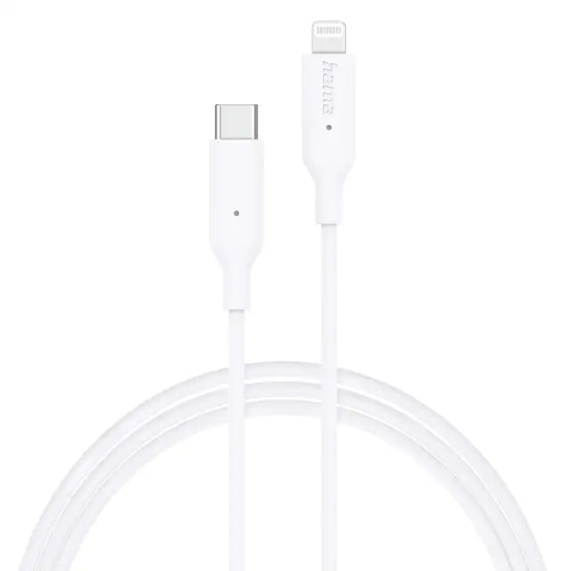 Кабел за зареждане/Дата HAMA USB-C - Type-C/Lightning 1м бял
