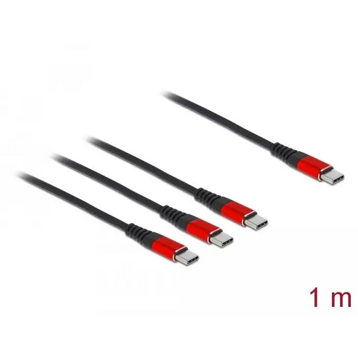 Кабел за зареждане Delock 3 в 1 USB-C - 3