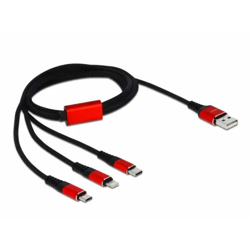 Кабел за зареждане Delock 3 в 1 USB