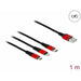 Кабел за зареждане Delock 3 в 1 USB