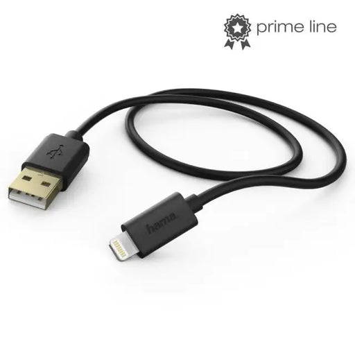 Кабел за зареждане HAMA Lightning 1.5м черен