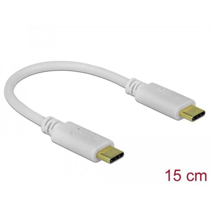 Кабел за зареждане DeLock PD USB-C мъжко >USB-C мъжко 100W