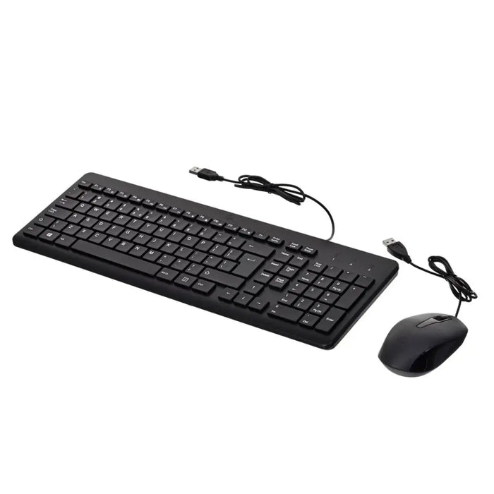 Кабелна мишка и клавиатура HP 150