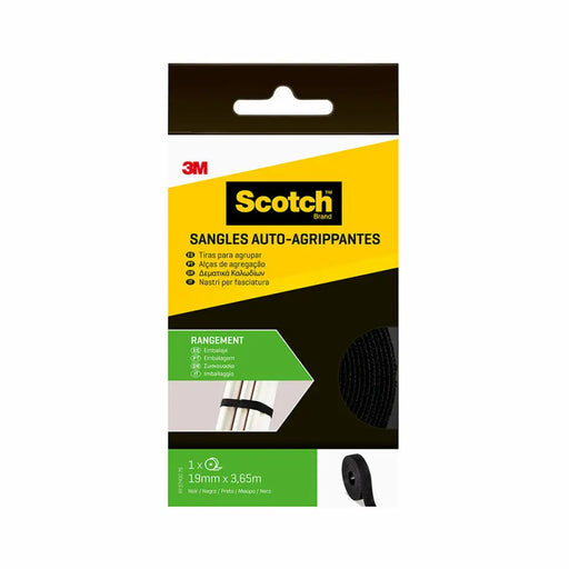 Кабелни връзки Scotch Черен 19 MM X 3,65 M