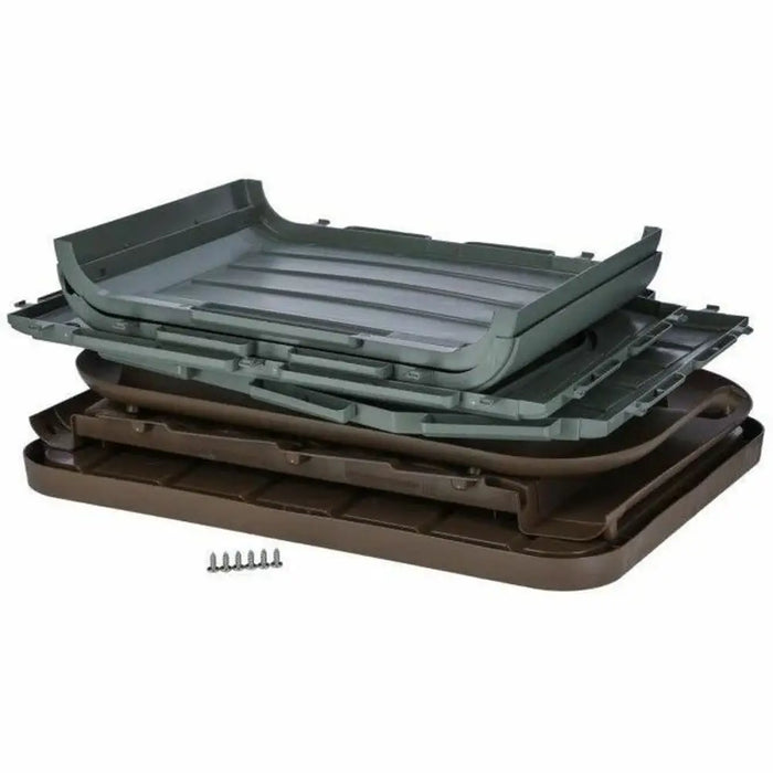 Кабина Kerbl Сив 100 % Рециклиран