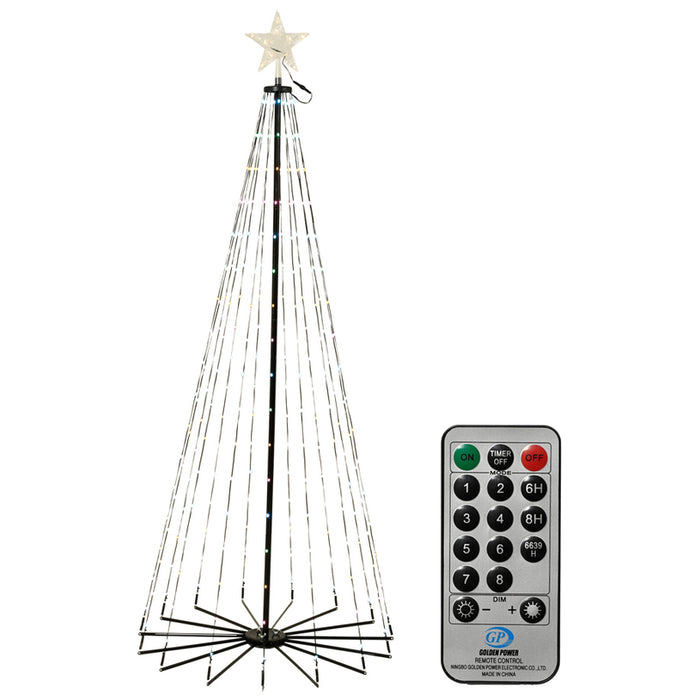 КОЛЕДНА ФИГУРА ДЪРВО 180CM 265LED KAEMINGK